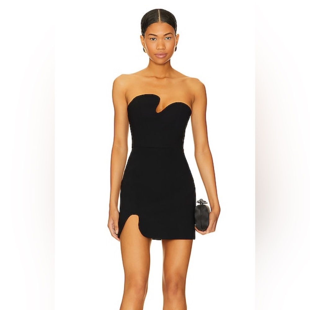 Amanda Uprichard Black Puzzle Dress